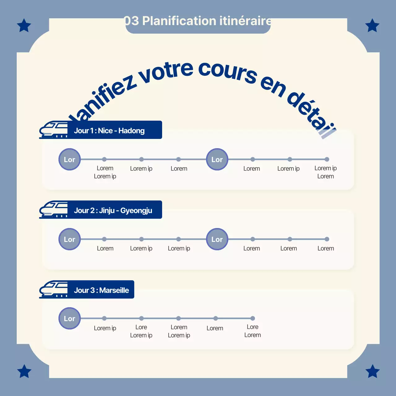 Les couleurs pastel des voyages en train sur la côte sud