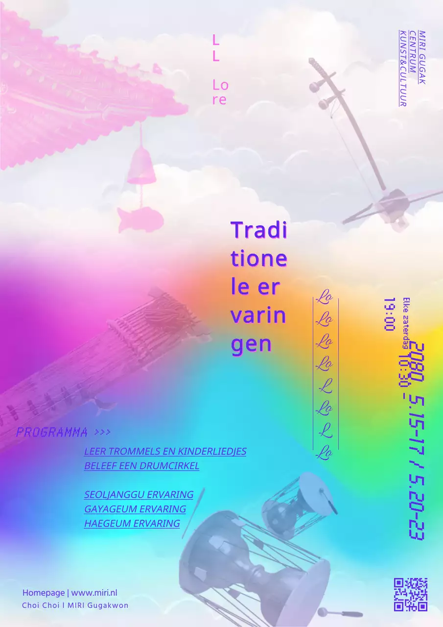 (Premium) Traditionele nationale instrumenten bevorderen met de nadruk op lettertypen