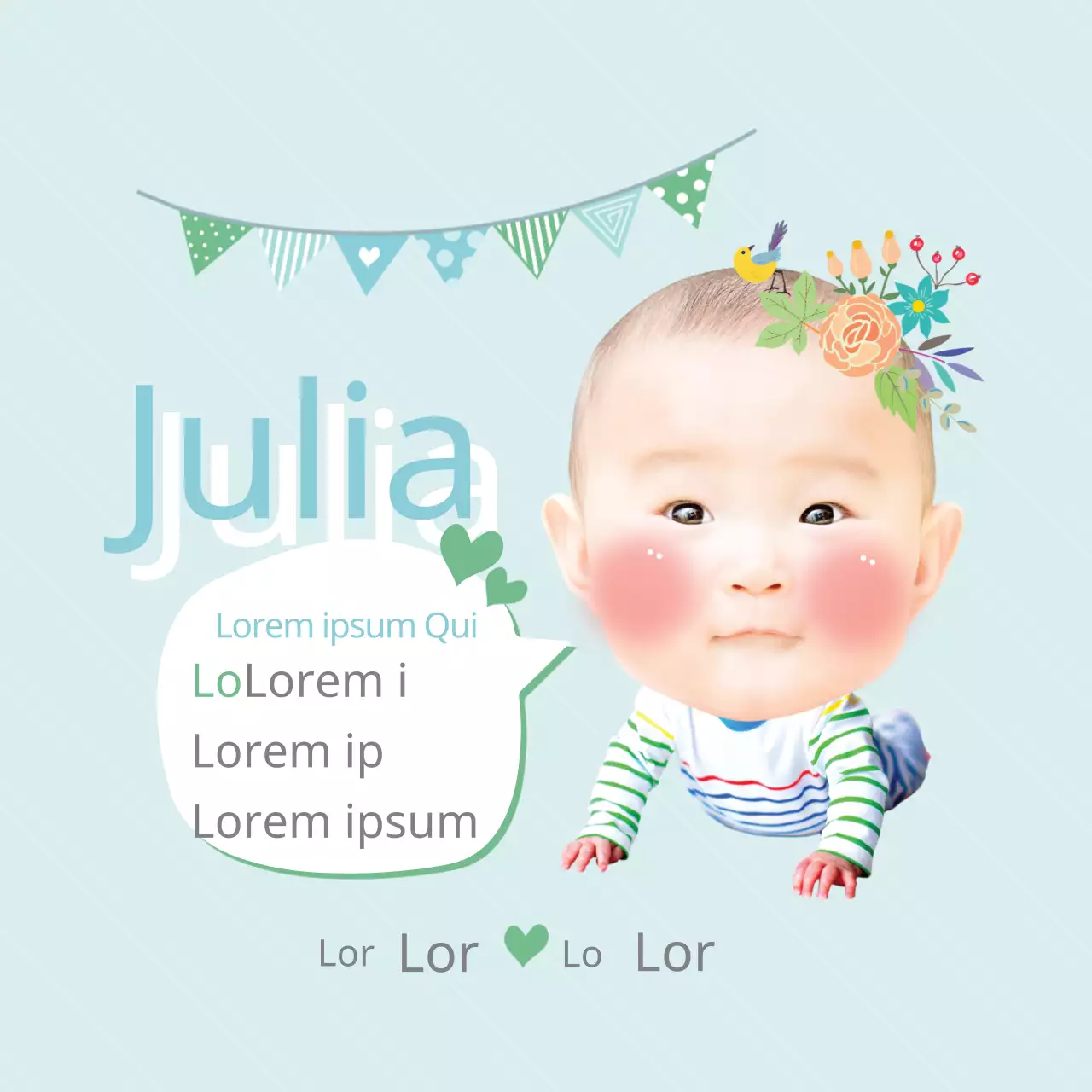 Der erste Geburtstag von Ye Eun Yi