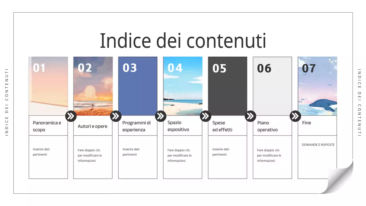 Illustratore di fiabe semplici in nero e blu, brochure della mostra speciale