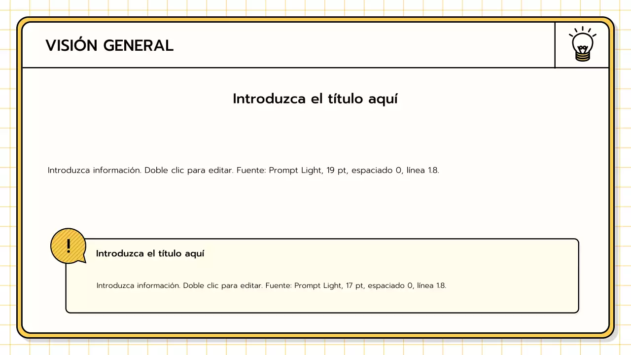 Un kit básico de presentación en amarillo, verde lima y azul