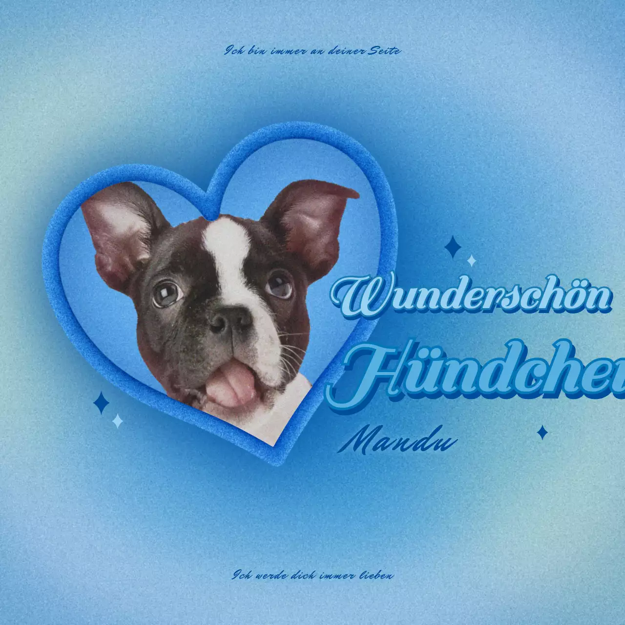 Herz Rahmen Y2K Kitsch Konzept Bundle Pack in lila und blau