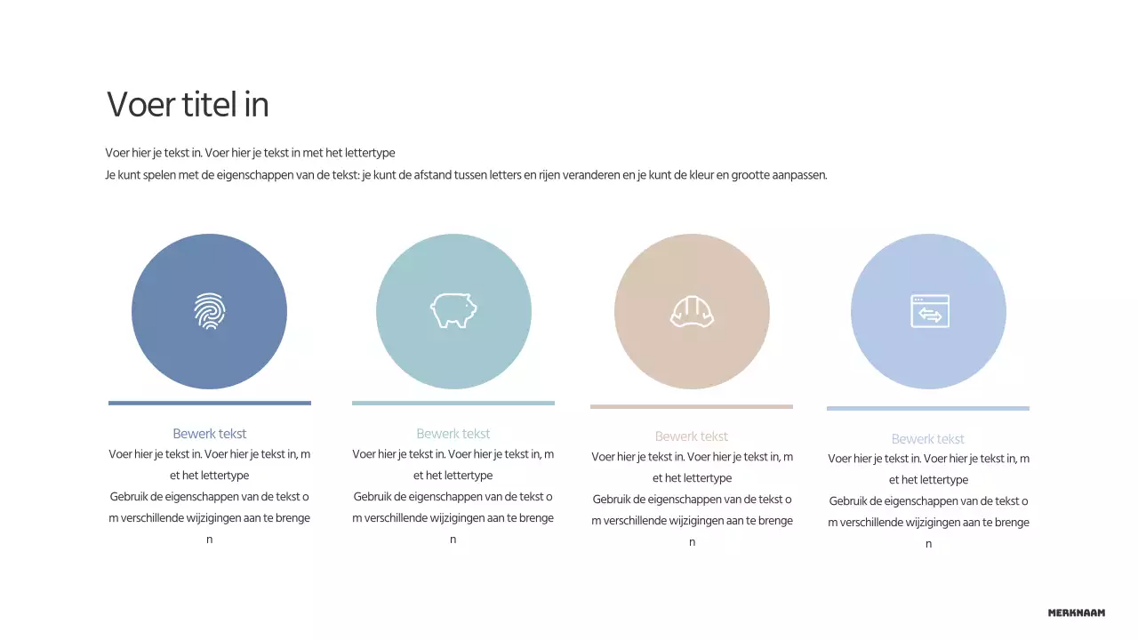Een eenvoudige agenda in pastelkleuren