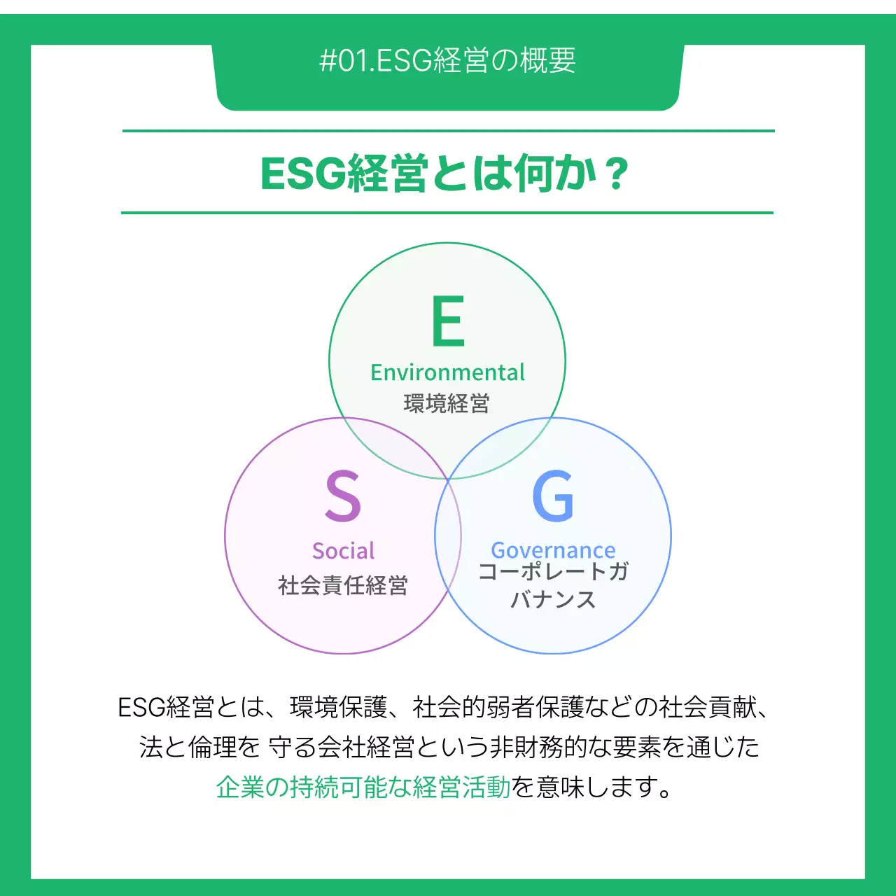 緑 シンプル 環境 企画書 Instagram カルーセル