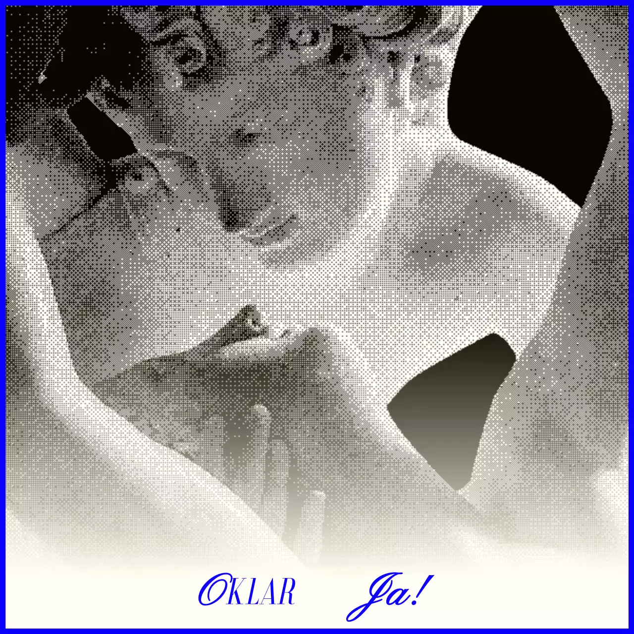 Ein hippes Stimmungsbündel in blau und fluoreszierendem Grün mit Markenzeichen