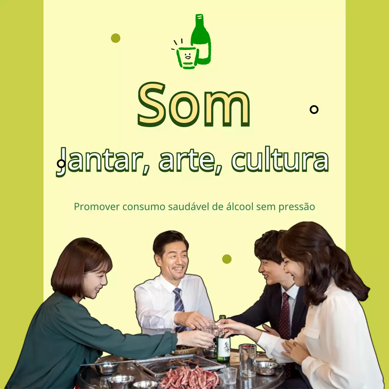 Campanha "Lime Green" sobre a cultura do consumo de álcool no local de trabalho