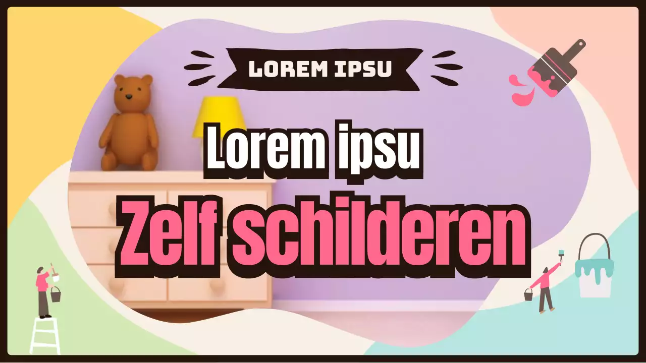 Zelf een kleurrijke kinderkamer schilderen