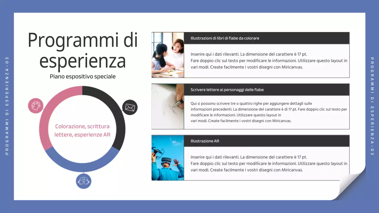 Illustratore di fiabe semplici in nero e blu, brochure della mostra speciale