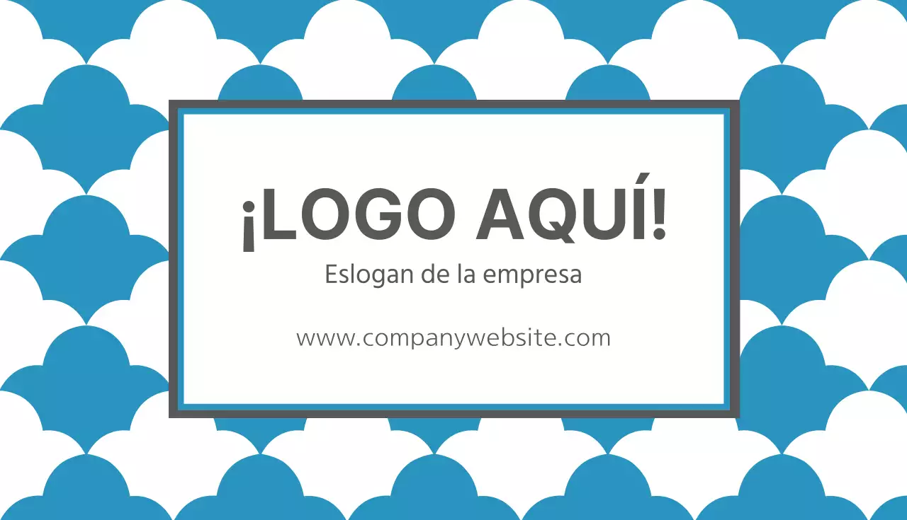 Tarjeta de visita cuadrada