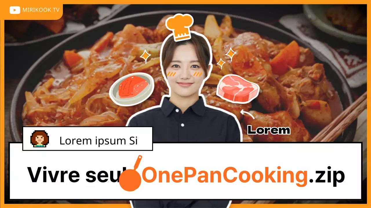 Une introduction aux plats mixtes d'une seule casserole, illustrés par des photos d'orange.