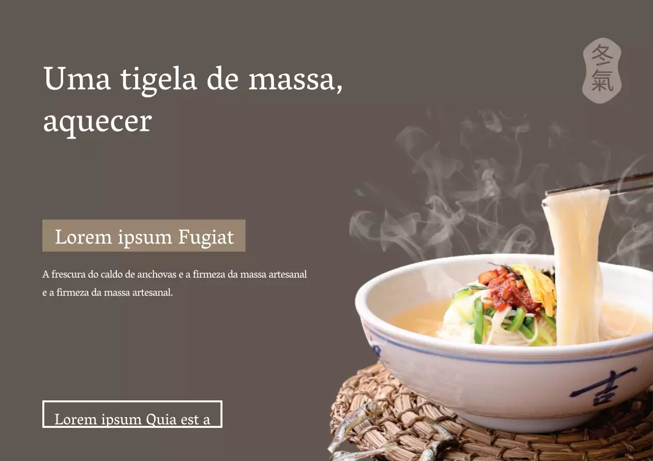 Uma tigela de massa
