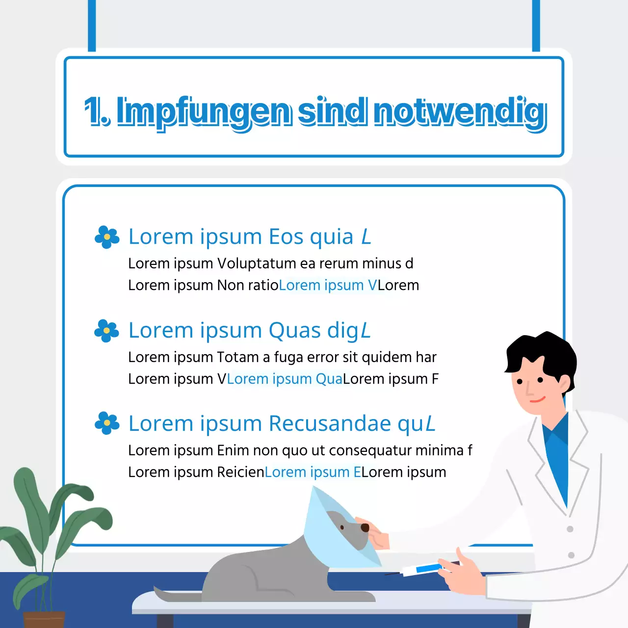 Ein niedlicher Welpe mit einem frühlingshaften Hintergrund und Gesundheitstipps CardNews