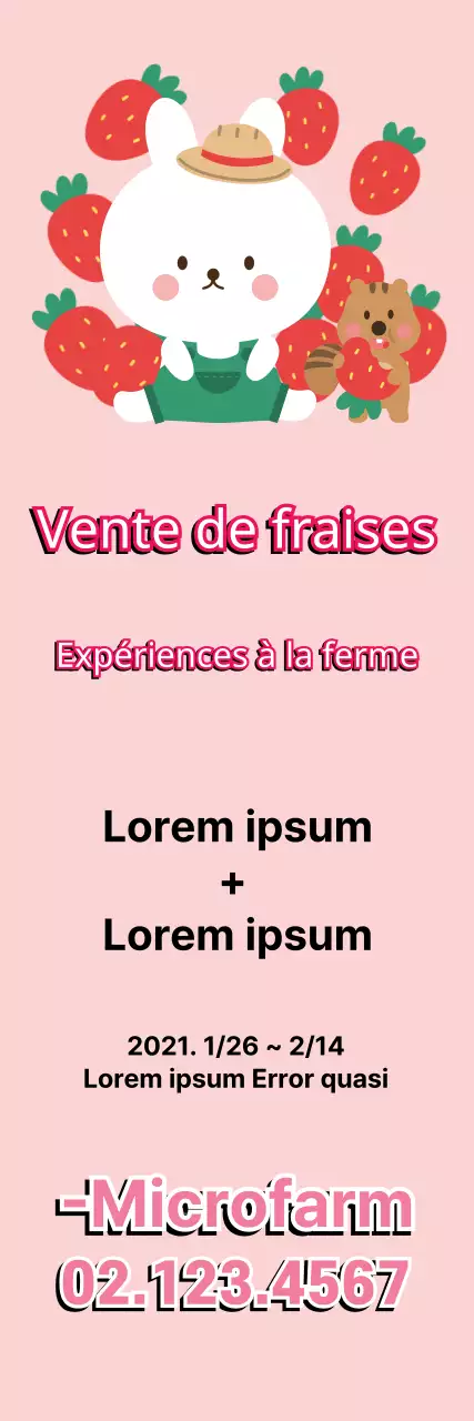 L'expérience d'une ferme de fraises roses