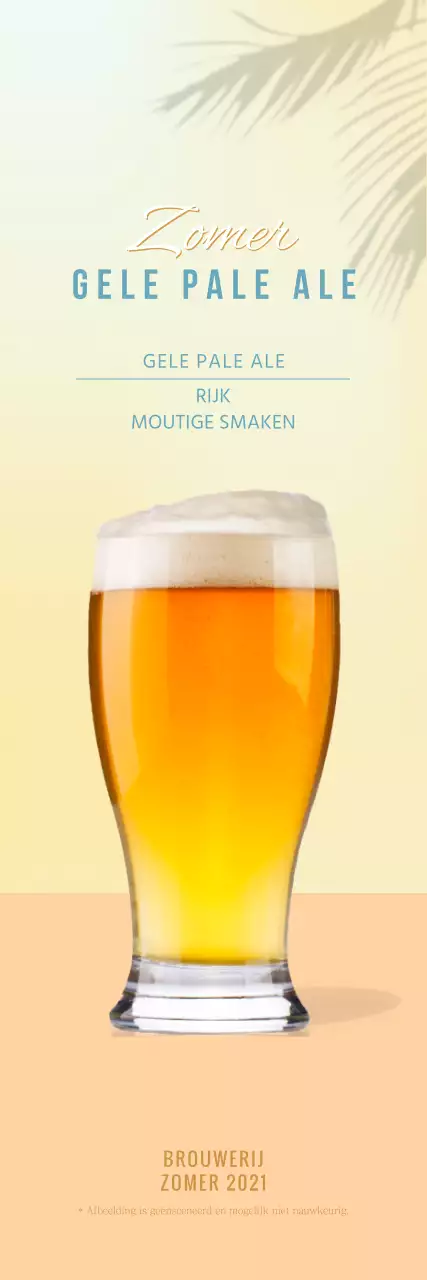 Eenvoudige Craft Beer Banner