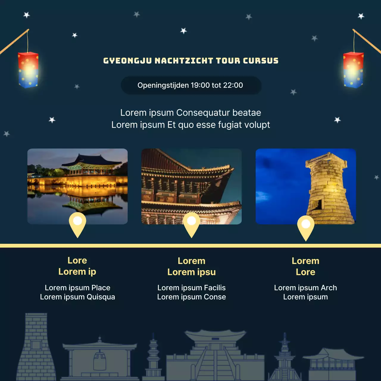 Namsaektone's promotie van de race night tour