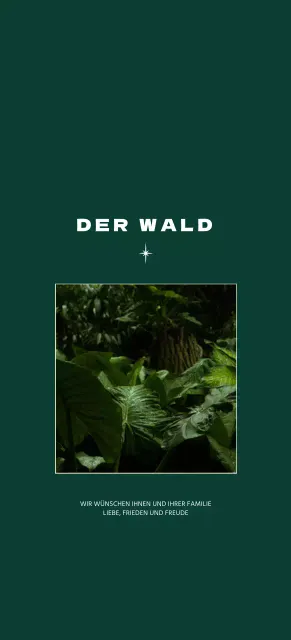 Sentimentales Fotorahmenkonzept in Grün und Weiß für personalisierte Geschenke