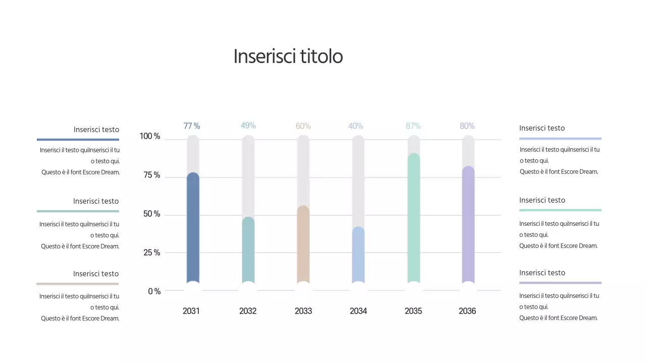 Un semplice diagramma concettuale in colori pastello