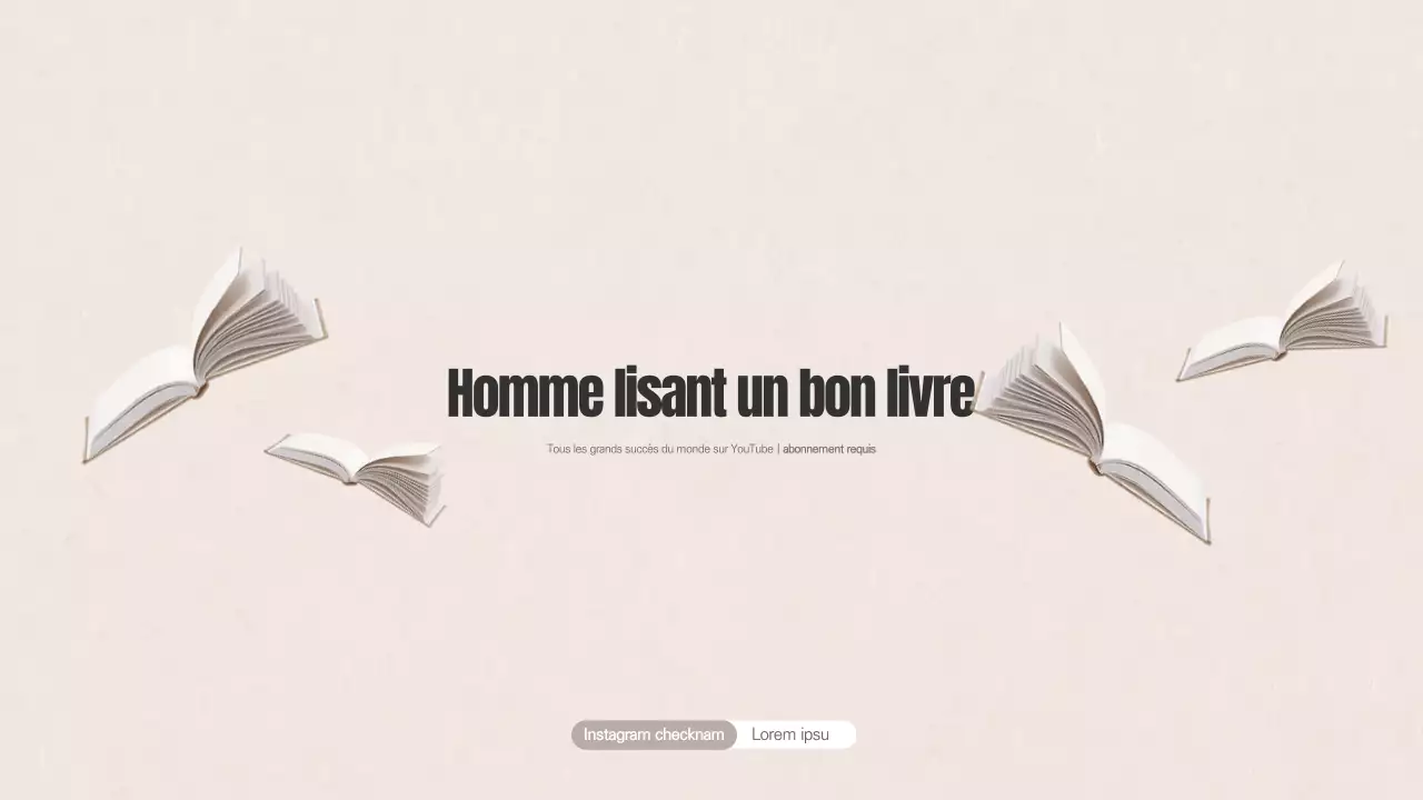 Un homme lisant un bon livre
