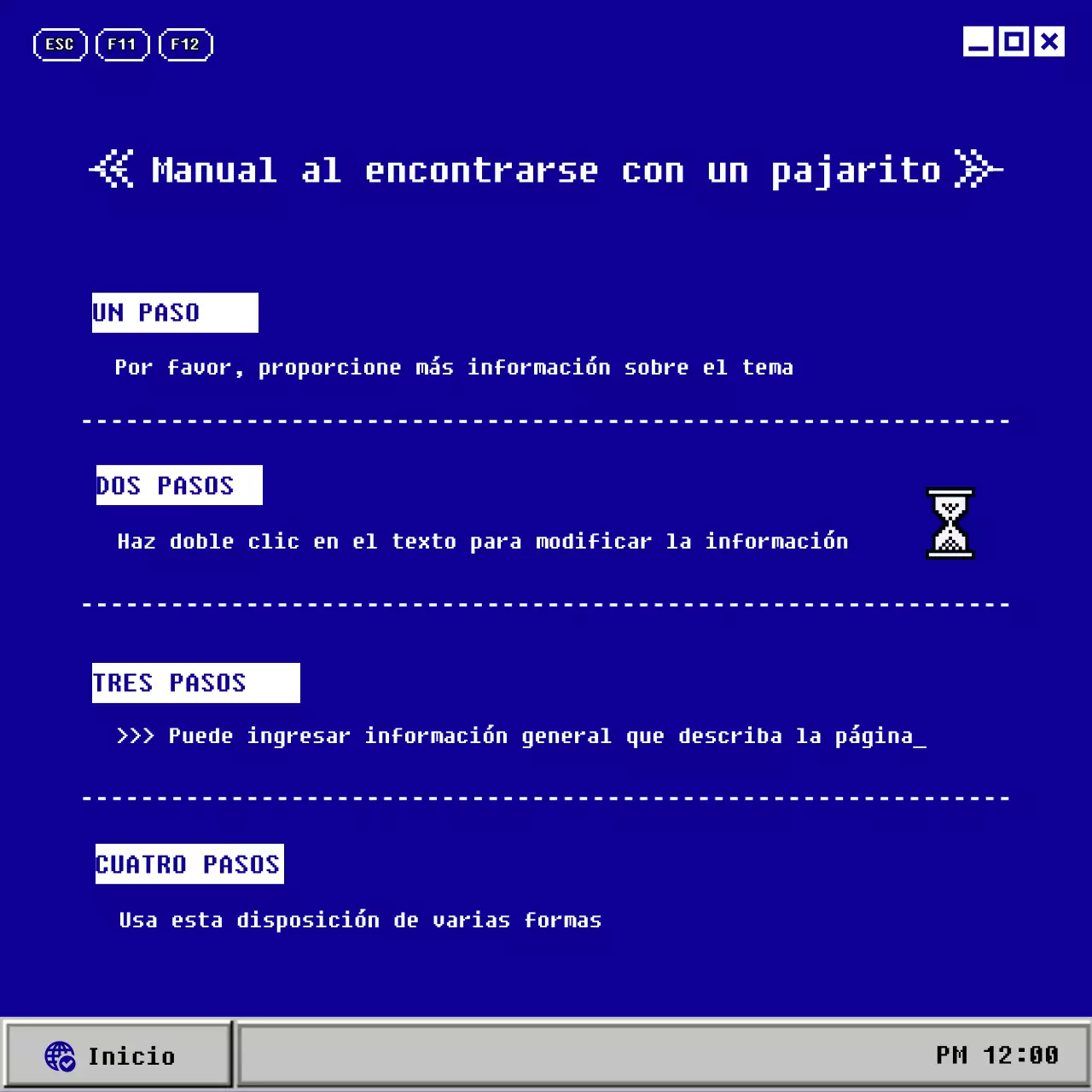 El viejo pajarito azul y gris CardNews