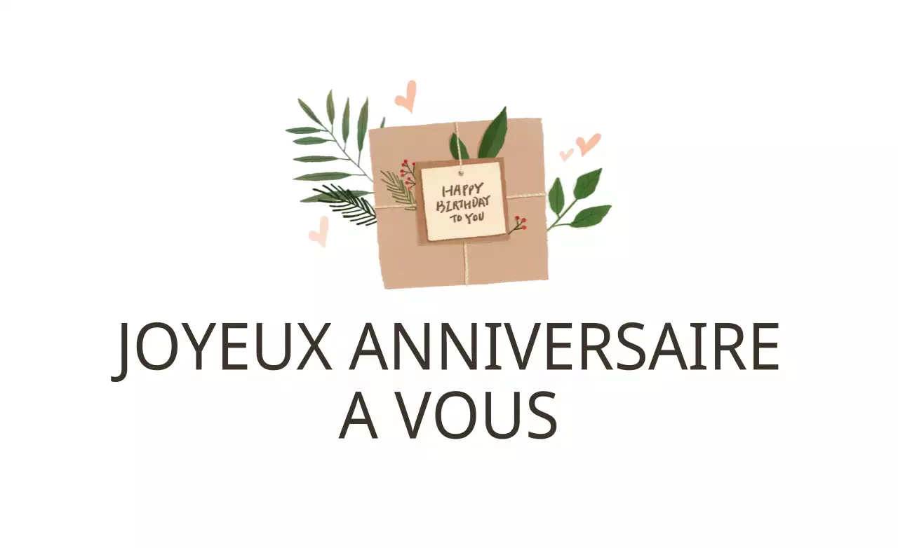 Joyeux anniversaire