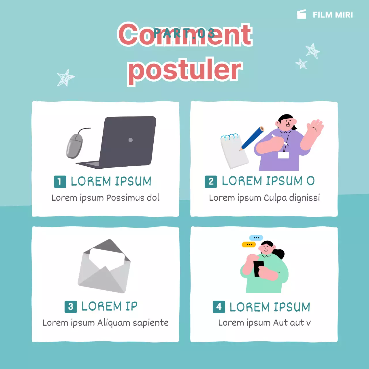 Carte du festival du film de MintyNews