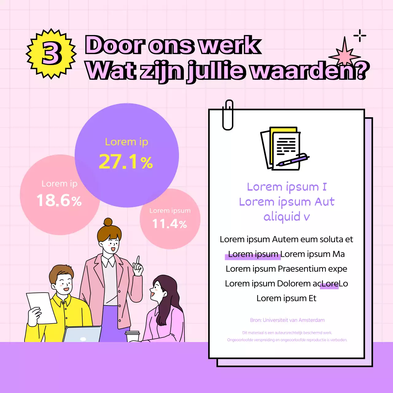 Pastel illustraties Gen Z voorkeur carrières