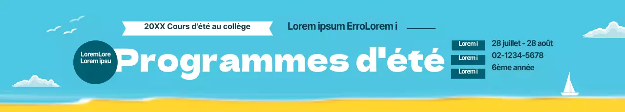 Programmes de vacances d'été