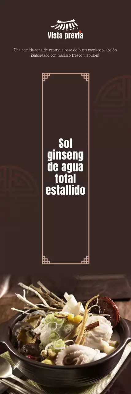 Calming Seafood Samgyetang Banner