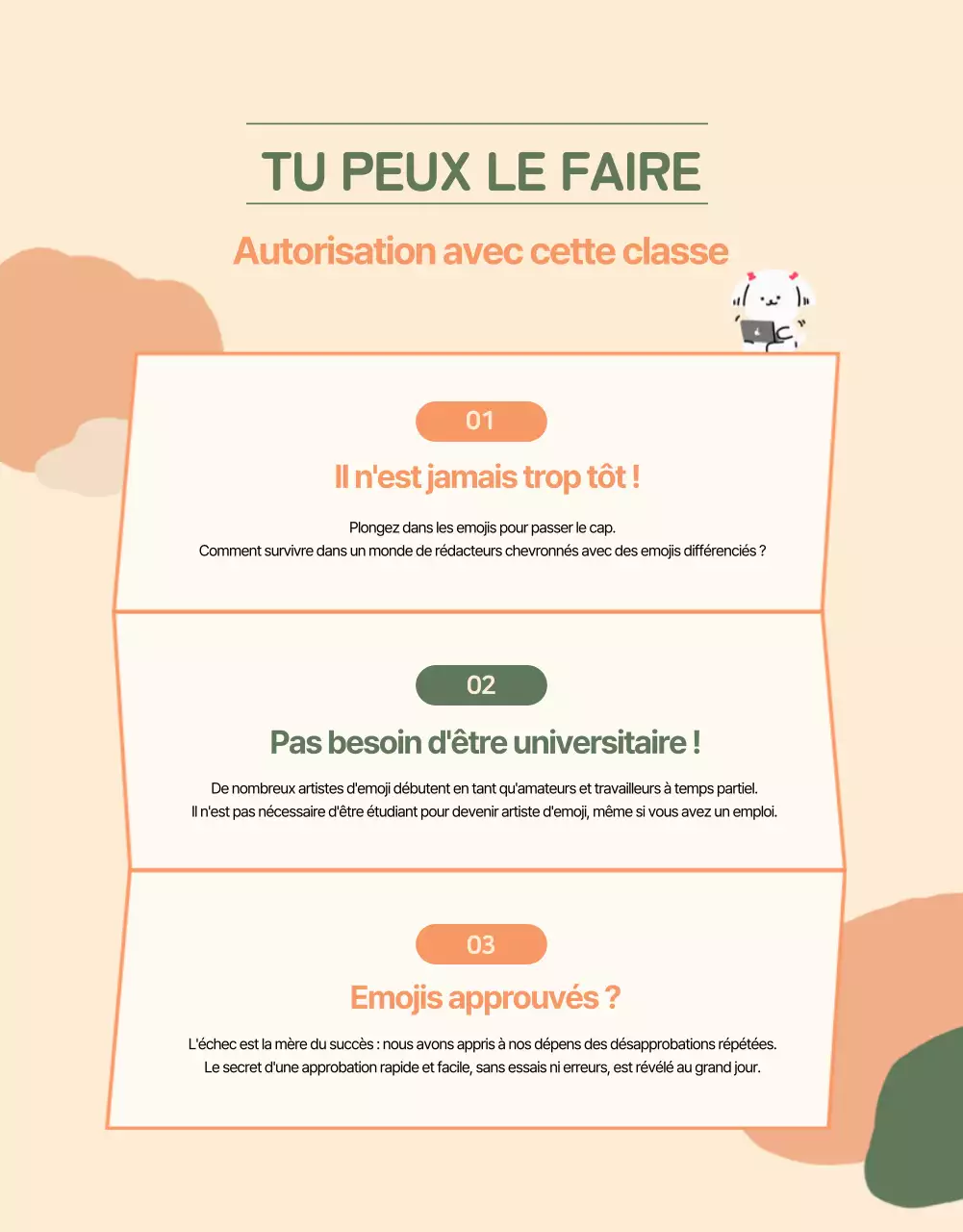 Détails du cours Créer un Emoji mignon au pastel