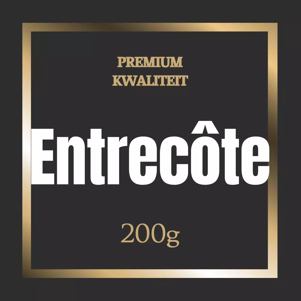 Zwarte eenvoudige Koreaanse vleesreepjes stickers