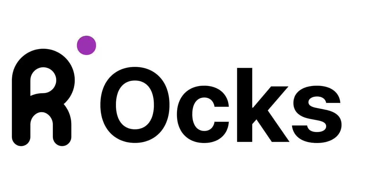 Logo conceptuel simple avec texte noir