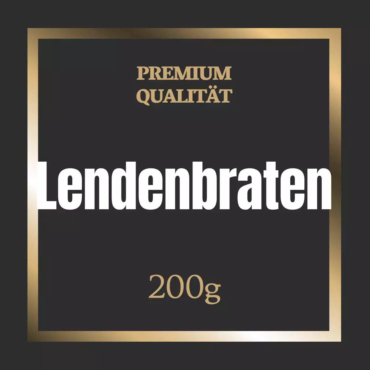 Schwarze einfache koreanische Fleischstücke Aufkleber