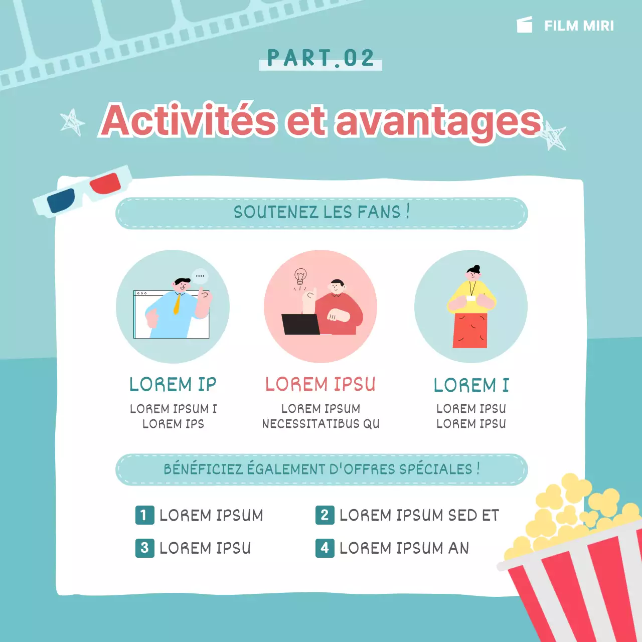 Carte du festival du film de MintyNews