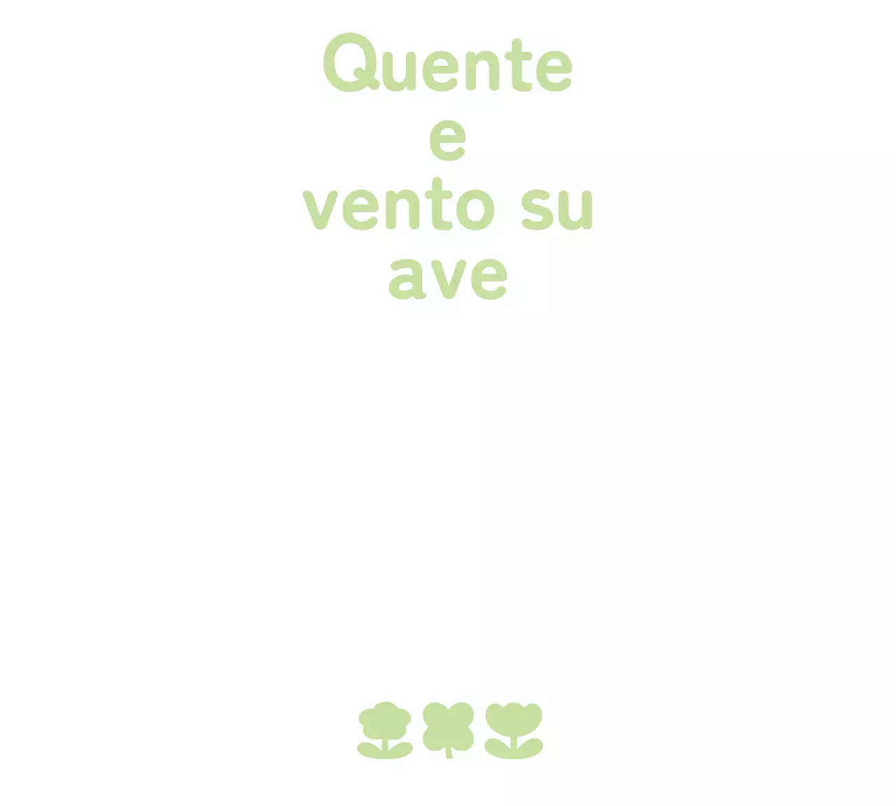 Mercadoria com ilustrações simples e bonitas de coelhinhos e flores em verde claro.