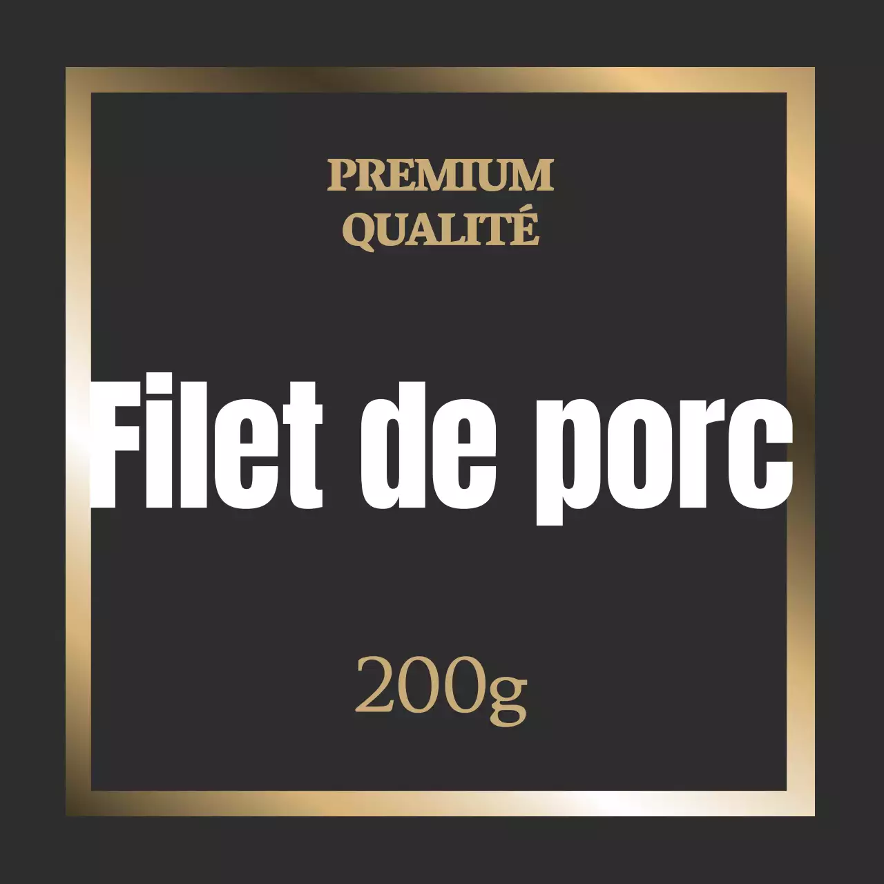 Autocollants noirs simples pour les coupes de viande coréennes