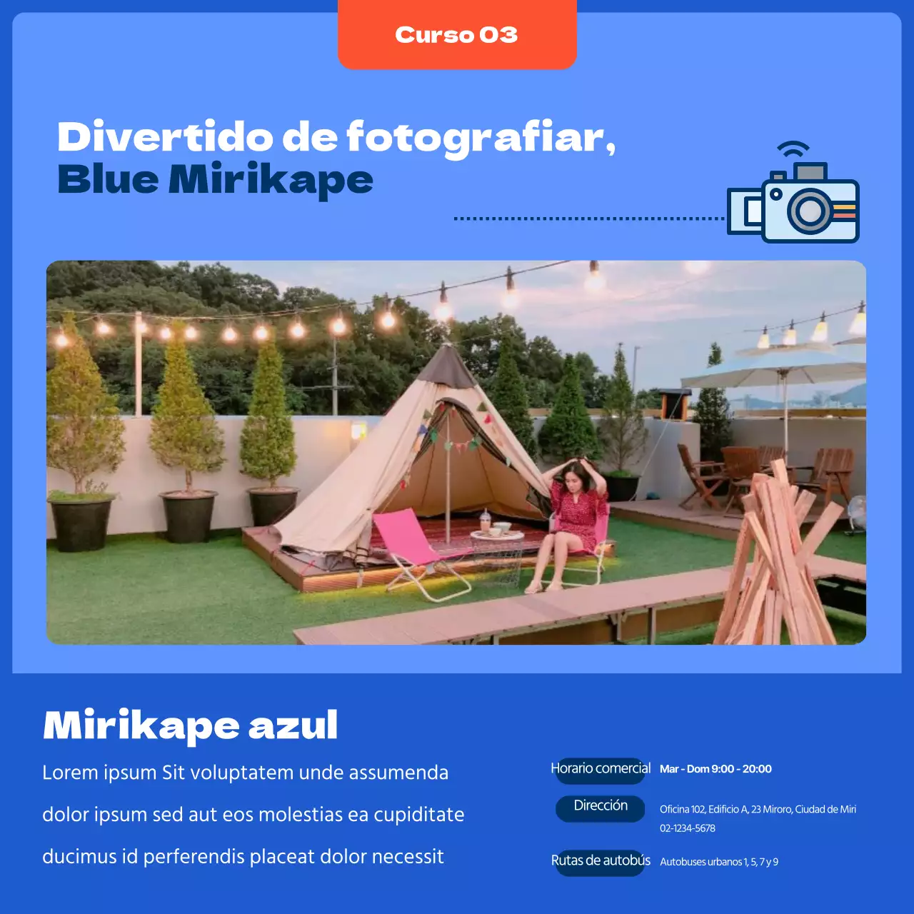 Un bonito viaje de barrio con un concepto de mapa de viajes azul