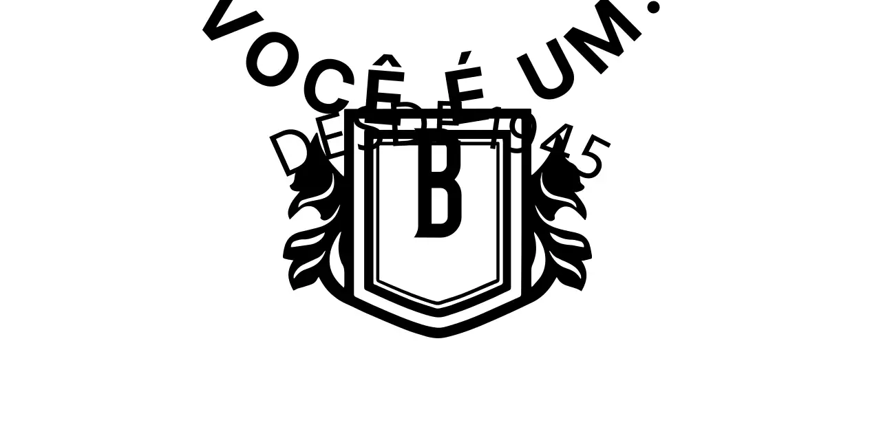 Uma promoção escolar simples com um símbolo universitário preto