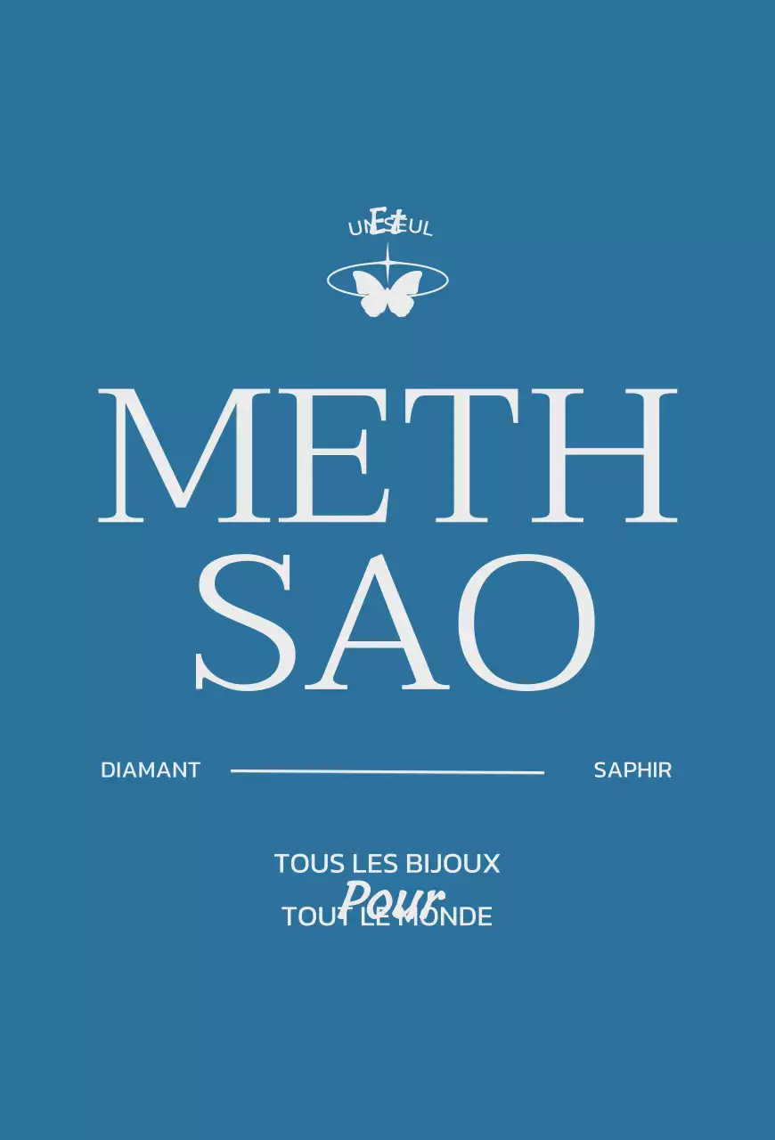 Une marque de bijoux avec un concept apaisant en bleu et gris