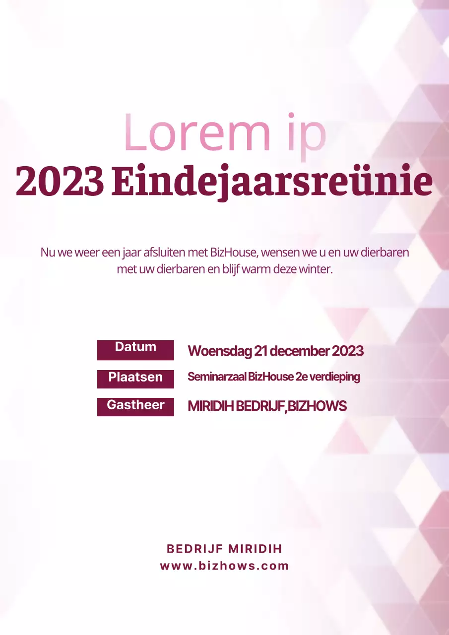 Eindejaarsbijeenkomsten