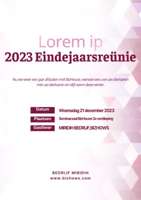 Eindejaarsbijeenkomsten