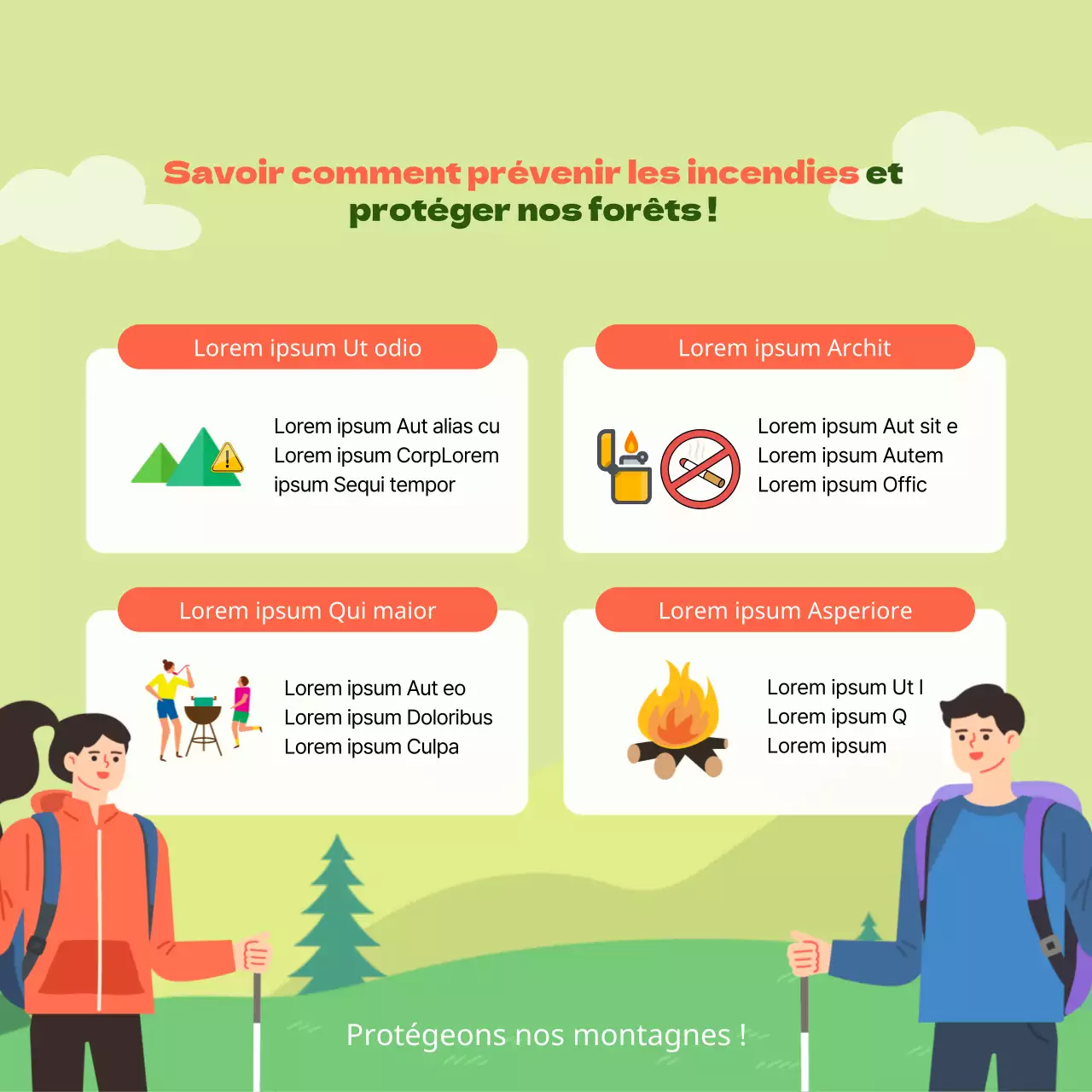 Détails de la surveillance des feux de brousse à Greenton