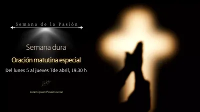 Negro, limpio y sutil: una oración especial de Año Nuevo para la semana del sufrimiento