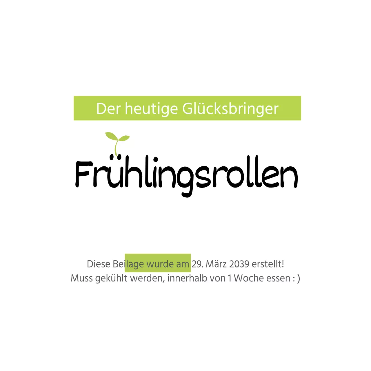 Frühlingsrollen