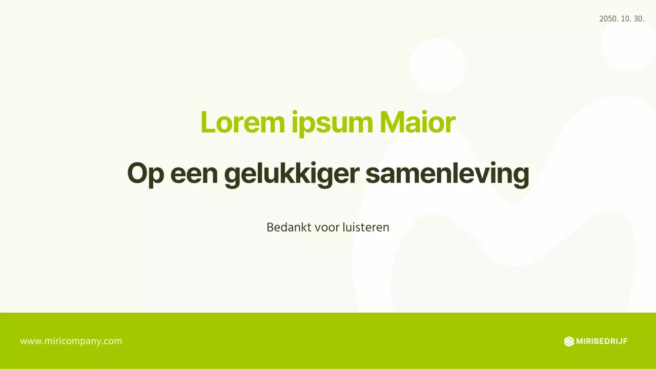 Witte en limoengroene illustratie voelt training over bewustzijn van invaliditeit PPT op de werkplek