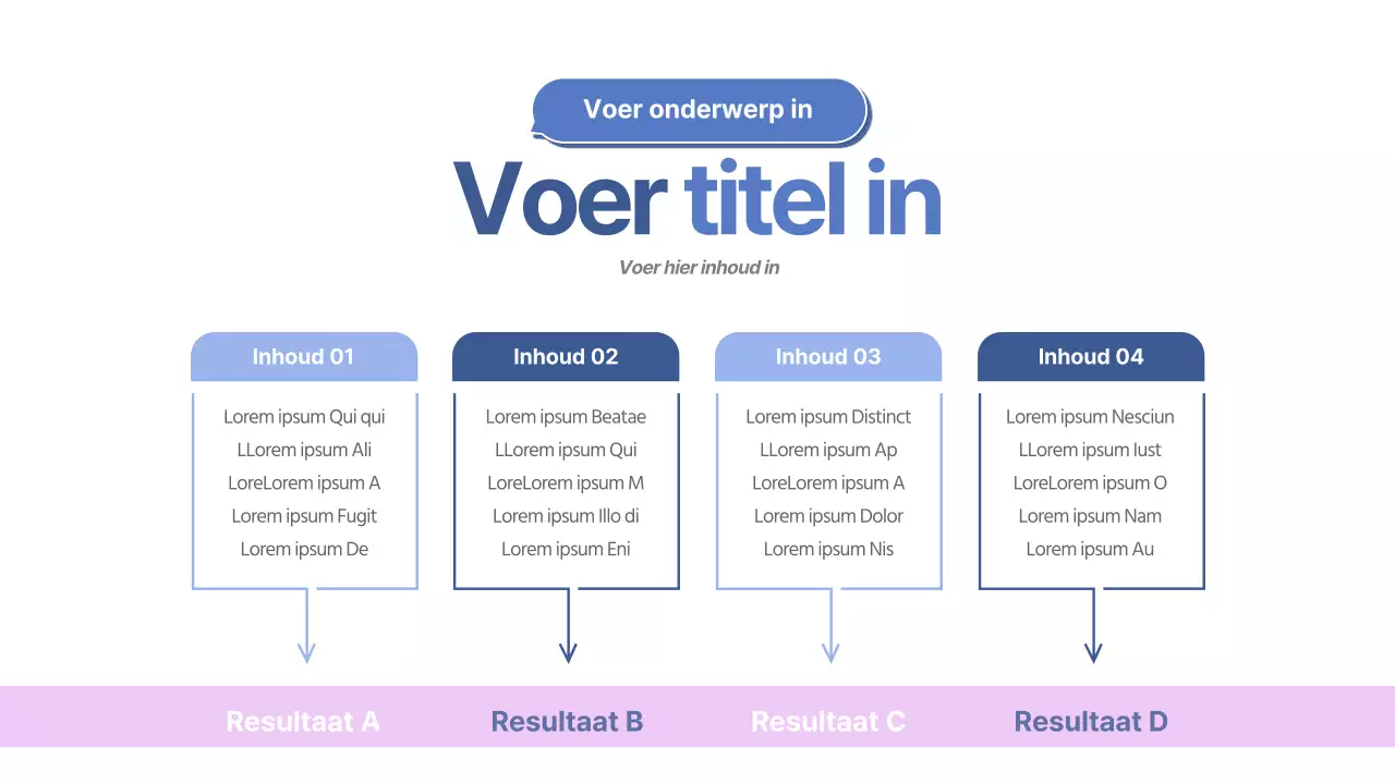 Leuke conceptagenda in blauw en roze