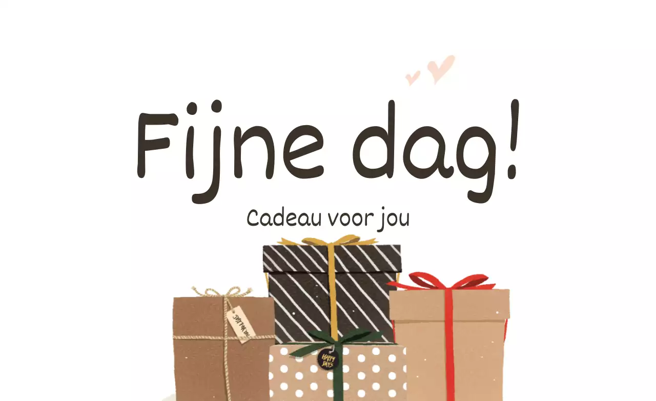 Fijne dag