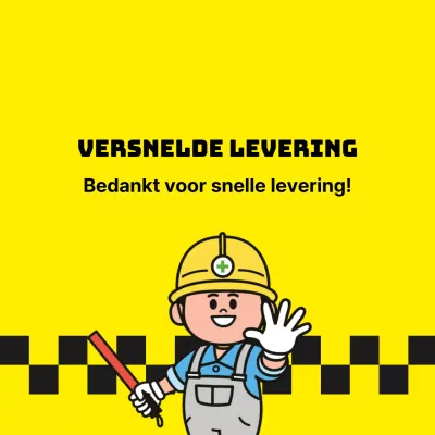 Stickers voor spoedlevering