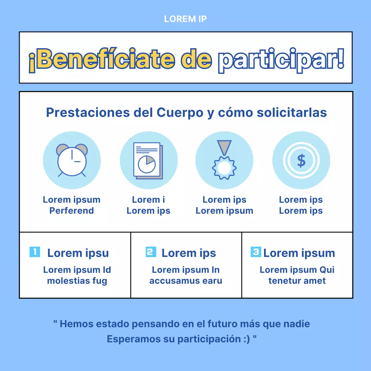 Azul claro y amarillo centro moderno de itinerarios juveniles contratación de mentores