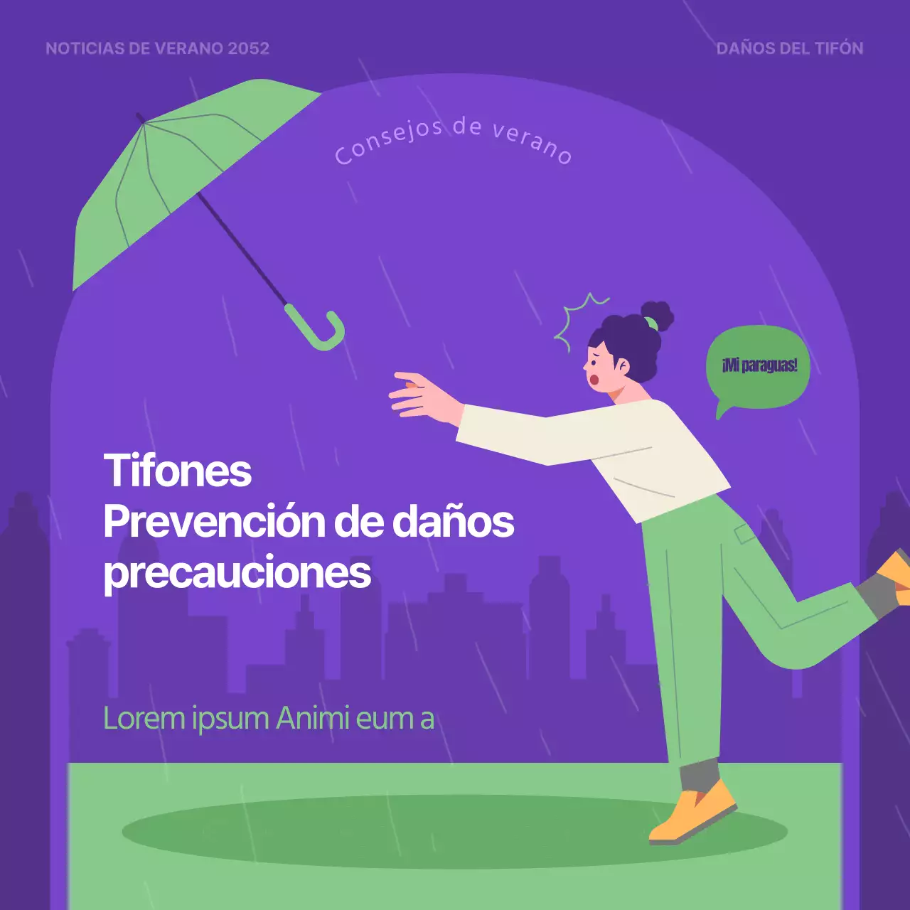 Cómo prevenir los daños de los tifones púrpura y chartreuse