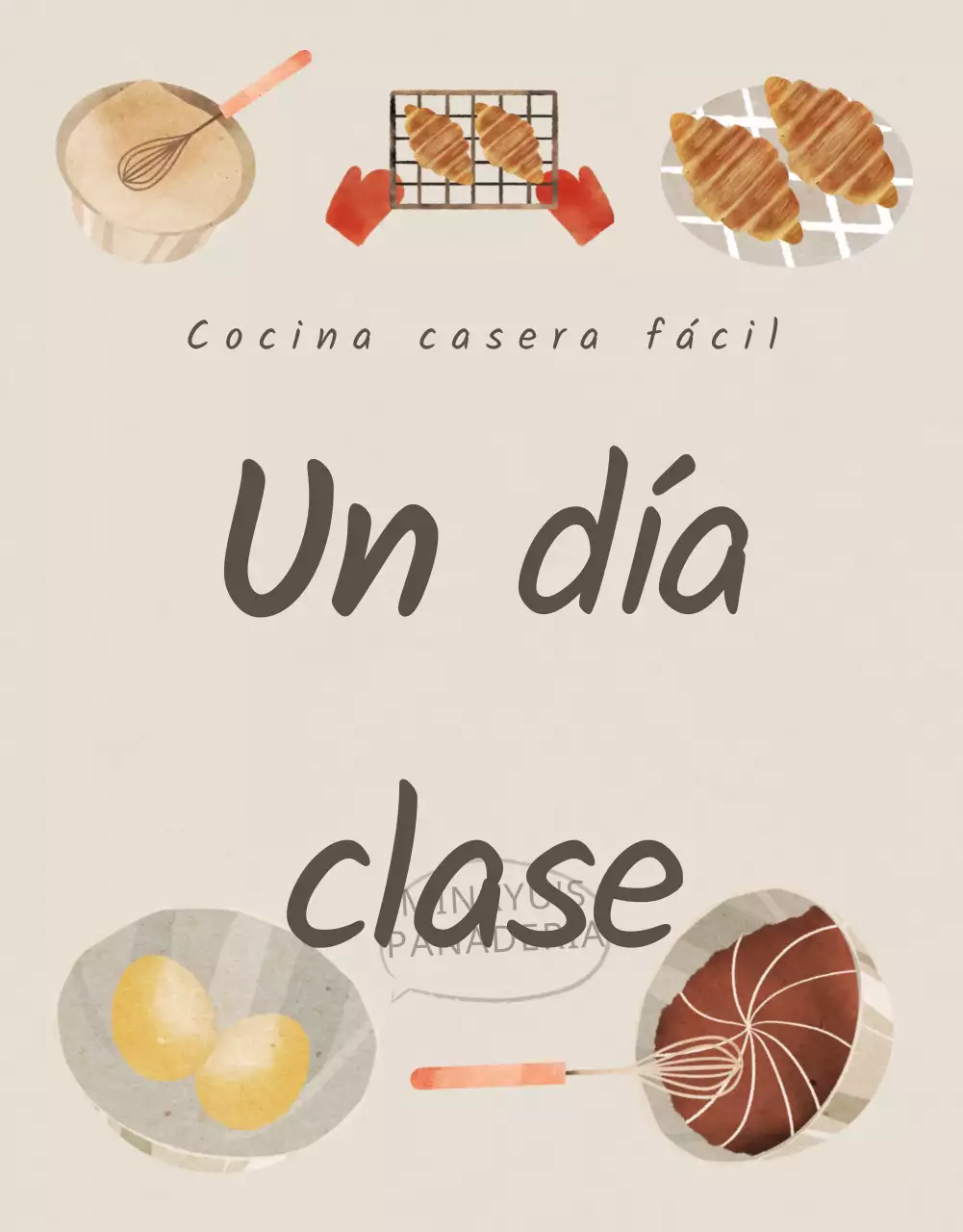 Detalles de la clase de repostería